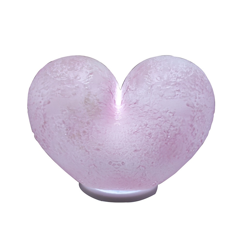 3D Injection-molded Heart-shaped Night Light 