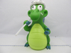 a Green Frog Plastic Toy That Children Love to Play with