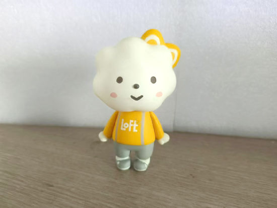 PVC Craft, Plastic Toys, Cloud Head Dolls, Customizable